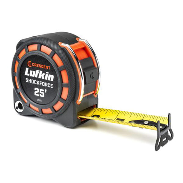 L1125-02 Lufkin 1-3/16'' x 25' Shockforce G1 Dual Sided Tape Measure