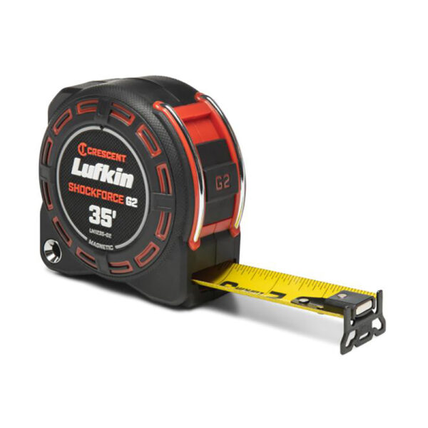 LM1235-02 Lufkin 1-1/4'' x 35' Shockforce G2 Magnetic Tape Measure