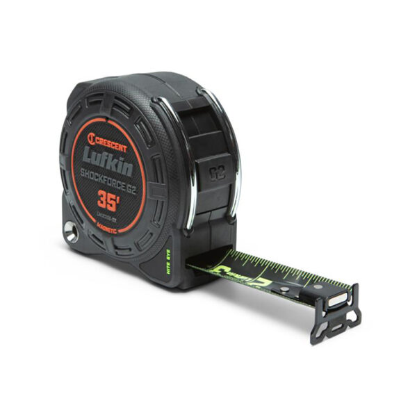 LM1235B-02 Lufkin 1-1/4'' x 35' Shockforce Nite Eye G2 Magnetic Tape Measure
